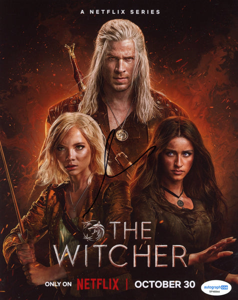 Liam Hemsworth Witcher Signed Autograph 8x10 Photo ACOA