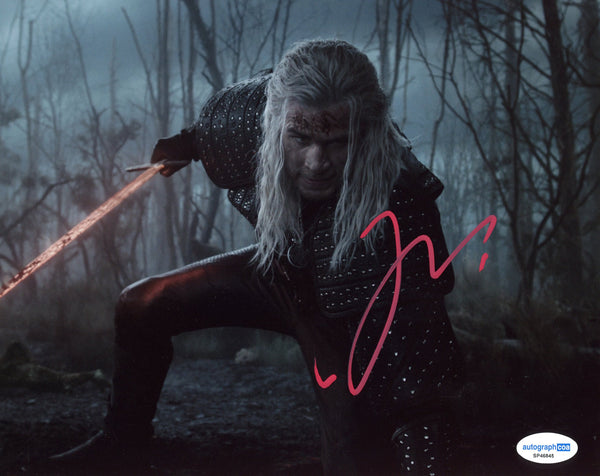 Liam Hemsworth Witcher Signed Autograph 8x10 Photo ACOA