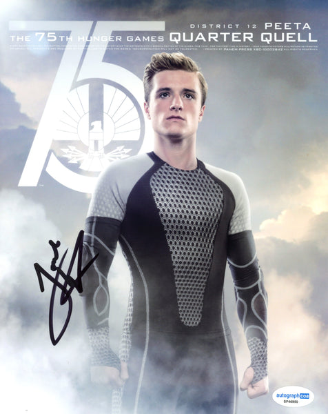 Josh Hutcherson Hunger Games Signed Autograph 8x10 Photo ACOA