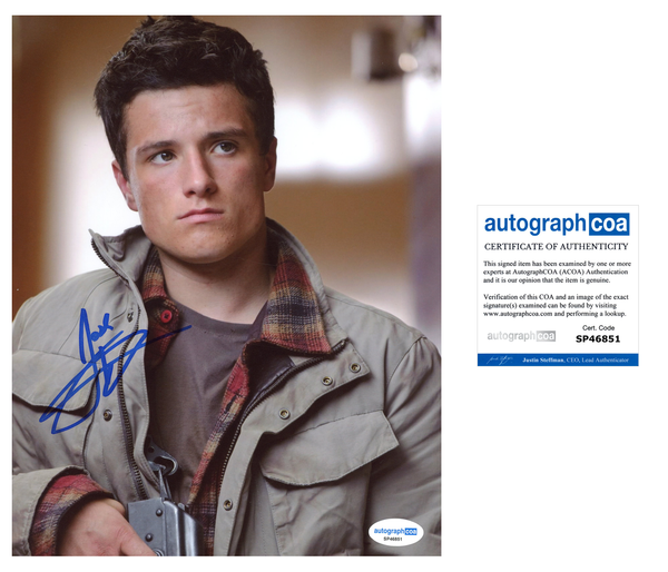 Josh Hutcherson Red Dawn Signed Autograph 8x10 Photo ACOA