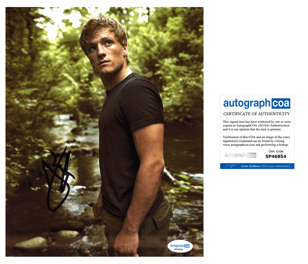 Josh Hutcherson Hunger Games Signed Autograph 8x10 Photo ACOA