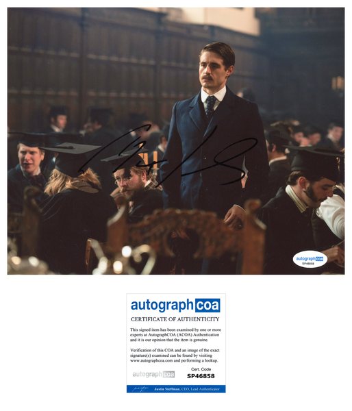 Max Irons Young Sherlock Signed Autograph 8x10 Photo ACOA