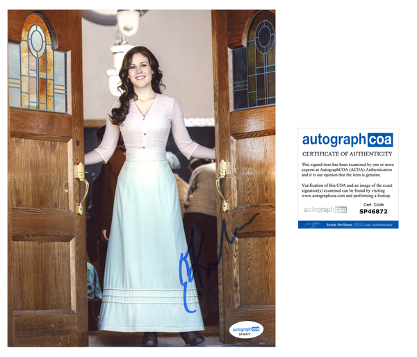 Erin Krakow When Calls the Heart Signed Autograph 8x10 Photo ACOA