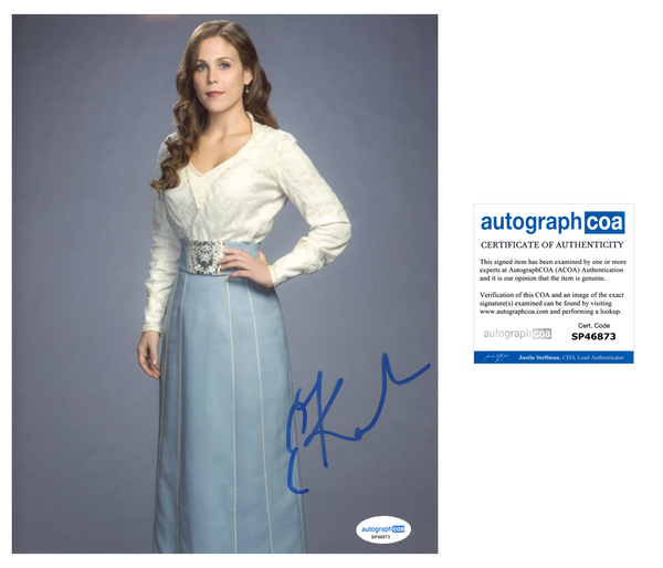 Erin Krakow When Calls the Heart Signed Autograph 8x10 Photo ACOA