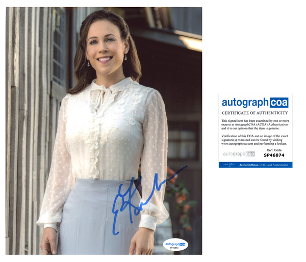 Erin Krakow When Calls the Heart Signed Autograph 8x10 Photo ACOA
