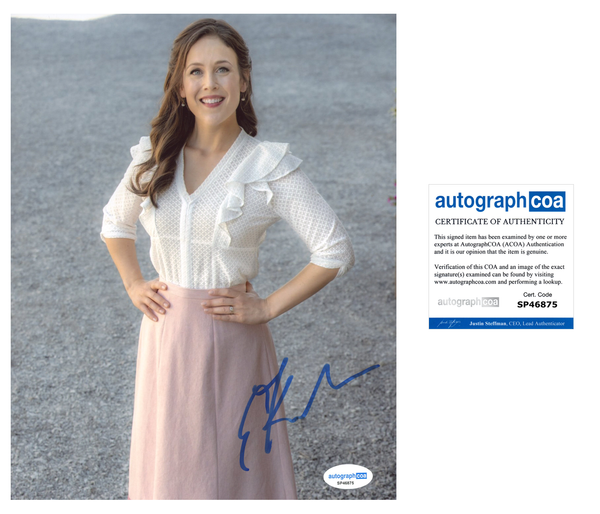 Erin Krakow When Calls the Heart Signed Autograph 8x10 Photo ACOA