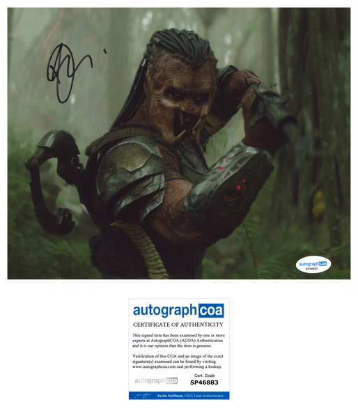 Dimitrius Schuster-Koloamatangi Predator Signed Autograph 8x10 Photo ACOA