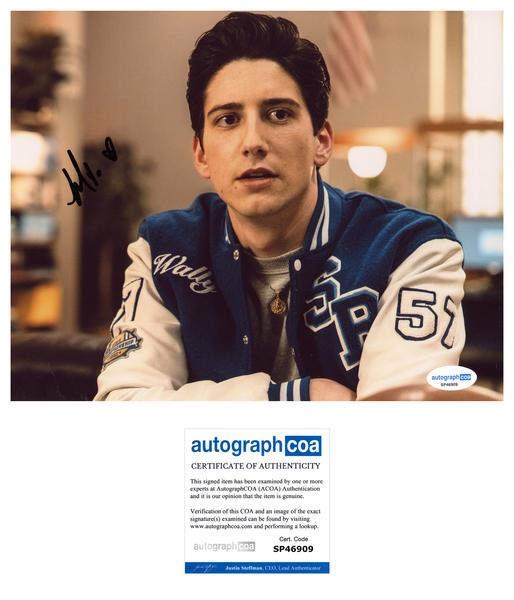 Milo Manheim School Spirits Signed Autograph 8x10 Photo ACOA