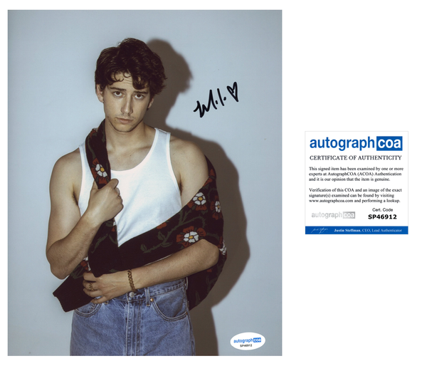 Milo Manheim  Signed Autograph 8x10 Photo ACOA