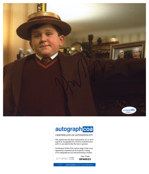 Harry Melling Harry Potter Signed Autograph 8x10 Photo ACOA