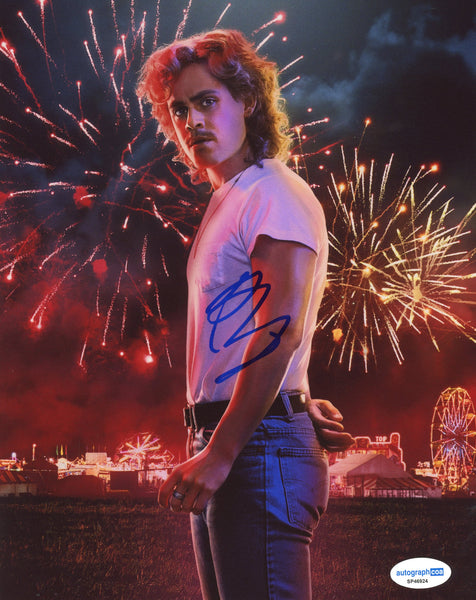 Dacre Montgomery Stranger Things Signed Autograph 8x10 Photo ACOA
