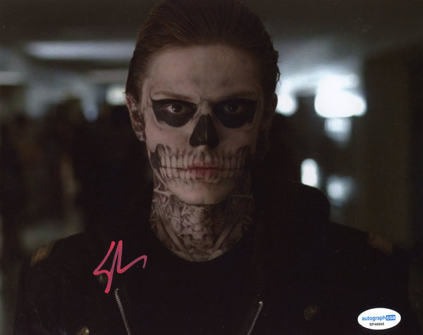 Evan Peters AHS Signed Autograph 8x10 Photo ACOA