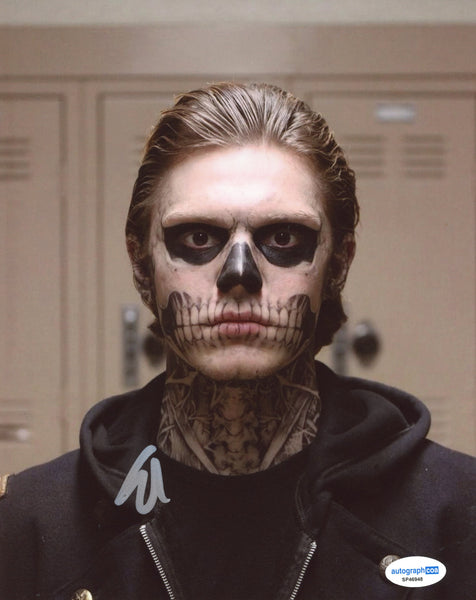 Evan Peters AHS Signed Autograph 8x10 Photo ACOA