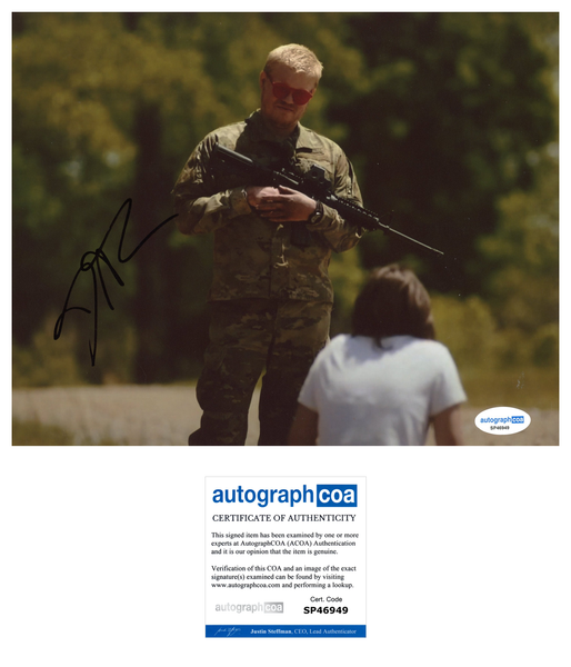 Jesse Plemons Civil War Signed Autograph 8x10 Photo ACOA