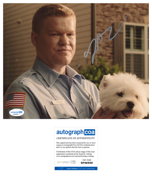 Jesse Plemons Game Night Signed Autograph 8x10 Photo ACOA