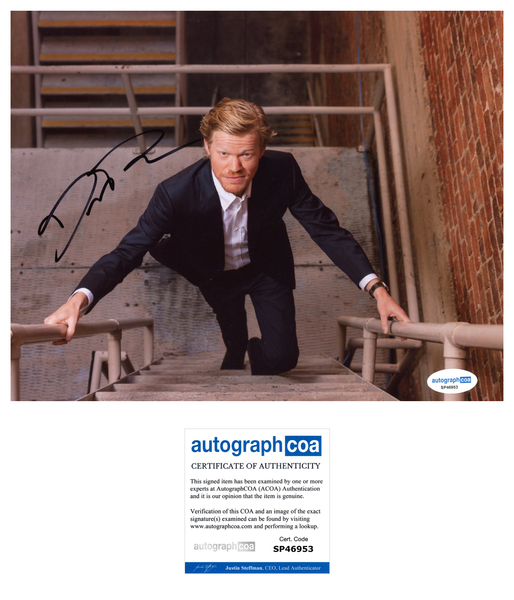 Jesse Plemons Game Night Signed Autograph 8x10 Photo ACOA