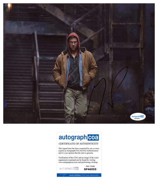 Glen Powell Running Man Signed Autograph 8x10 Photo ACOA