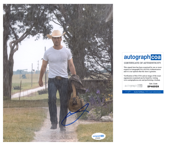 Glen Powell Twisters Signed Autograph 8x10 Photo ACOA