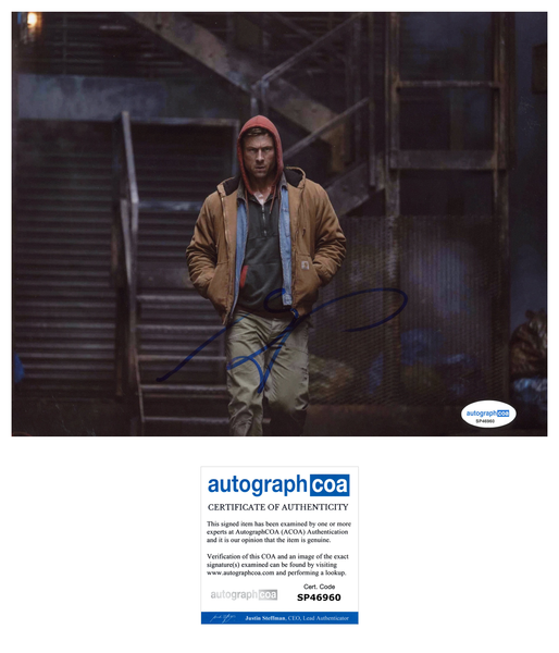 Glen Powell Running Man Signed Autograph 8x10 Photo ACOA