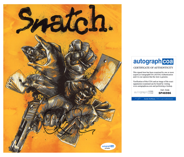 Guy Ritchie Snatch Signed Autograph 8x10 Photo ACOA