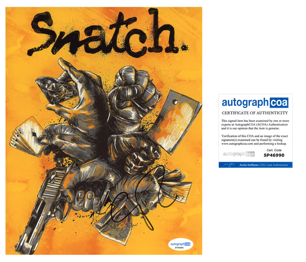 Guy Ritchie Snatch Signed Autograph 8x10 Photo ACOA
