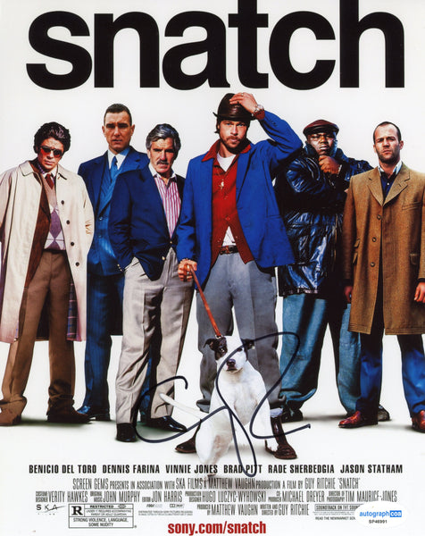 Guy Ritchie Snatch Signed Autograph 8x10 Photo ACOA