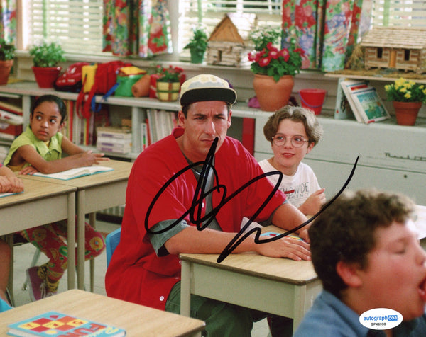 Adam Sandler Billy Madison Signed Autograph 8x10 Photo ACOA