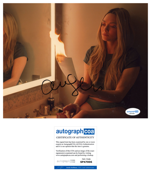 Amanda Seyfried Housemaid Signed Autograph 8x10 Photo ACOA