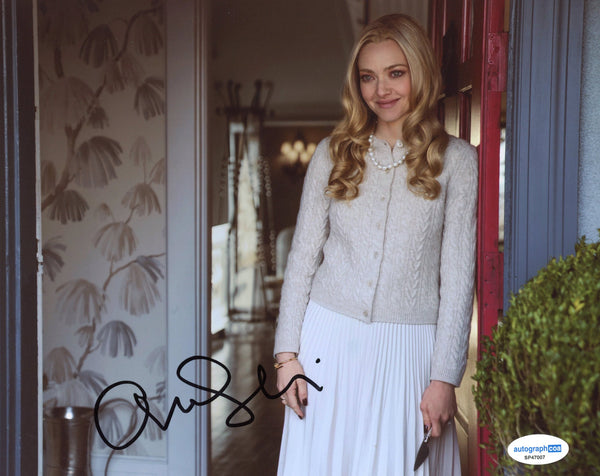 Amanda Seyfried Housemaid Signed Autograph 8x10 Photo ACOA
