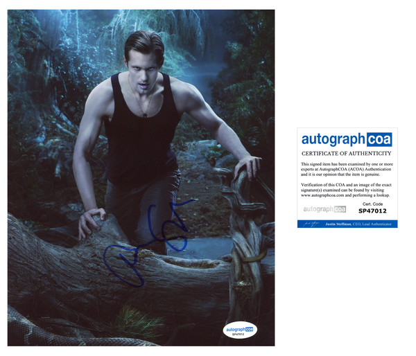Alexander Skarsgard True Blood Signed Autograph 8x10 Photo ACOA