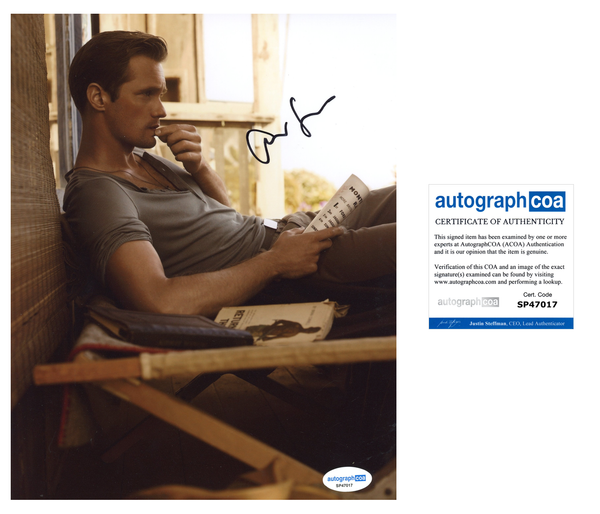Alexander Skarsgard Tarzan Signed Autograph 8x10 Photo ACOA