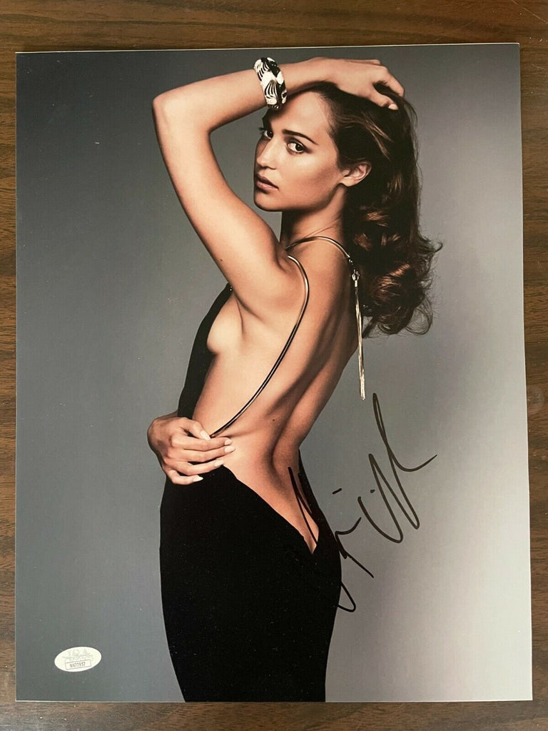 Alicia Vikander Sexy Signed Autograph 11x14 JSA COA | Outlaw Hobbies  Authentic Autographs