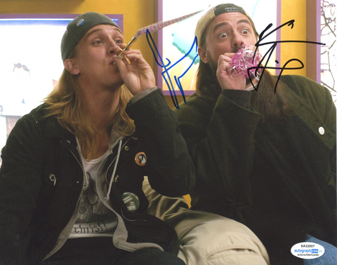 Kevin Smith & Jason Mewes Jay and Silent Bob Signed Autograph 8x10 Photo ACOA - Outlaw Hobbies Authentic Autographs