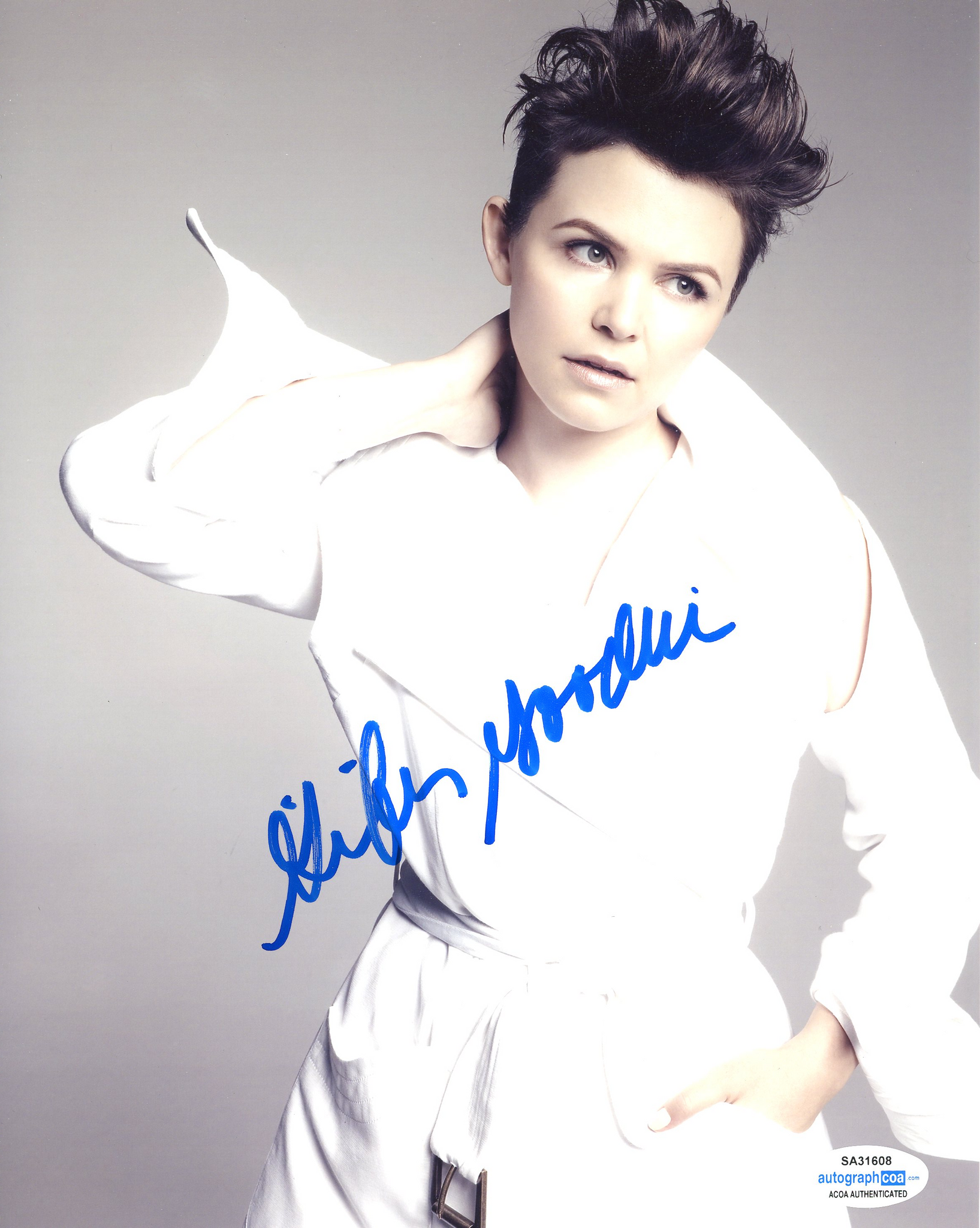 Ginnifer Goodwin Sexy Signed Autograph 8x10 Photo ACOA - Outlaw Hobbies Authentic Autographs