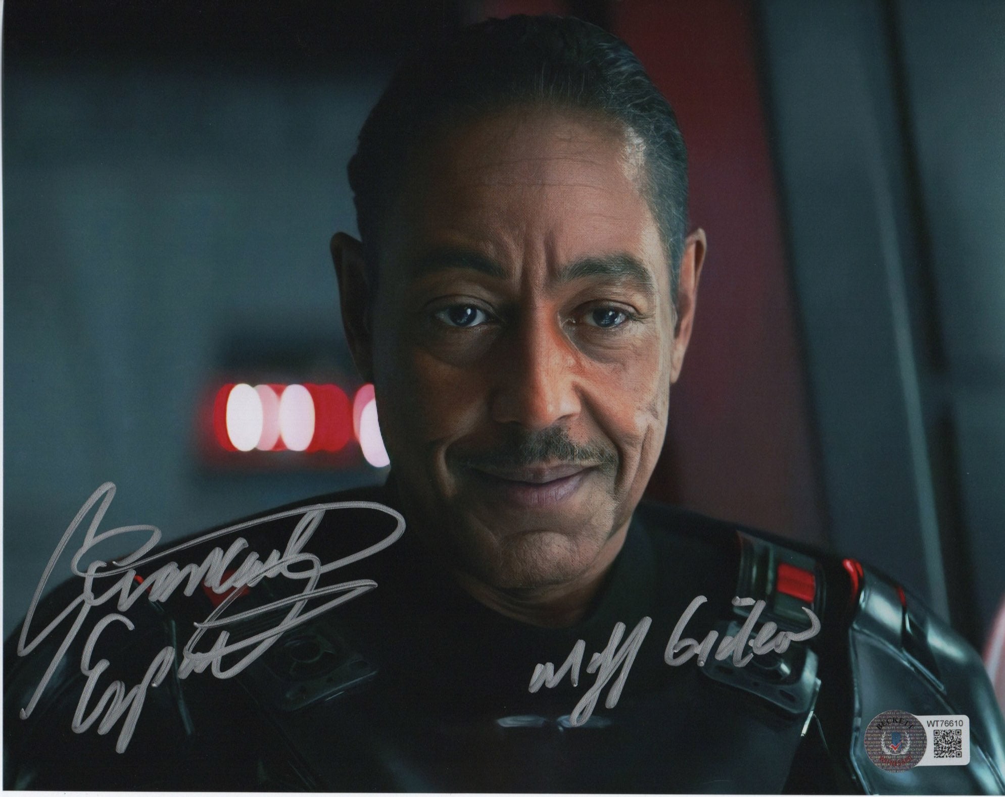 Giancarlo Esposito Mandalorian Signed Autograph 8x10 Photo ACOA