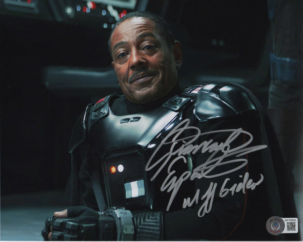 Giancarlo Esposito Mandalorian Signed Autograph 8x10 Photo BAS Beckett