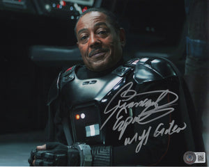 Giancarlo Esposito Mandalorian Signed Autograph 8x10 Photo BAS Beckett