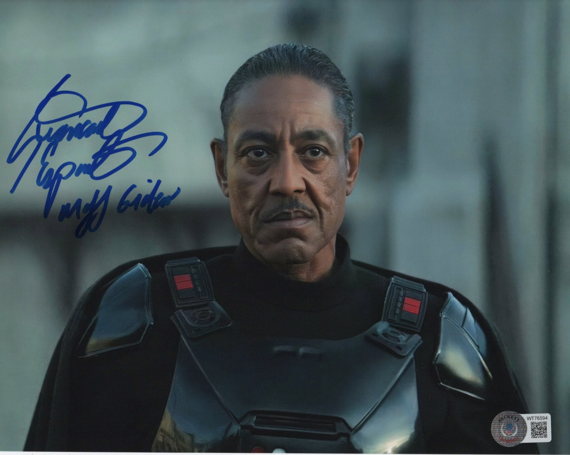 Giancarlo Esposito Mandalorian Signed Autograph 8x10 Photo BAS Beckett