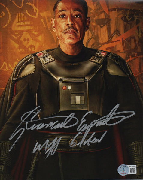 Giancarlo Esposito Mandalorian Signed Autograph 8x10 Photo BAS Beckett