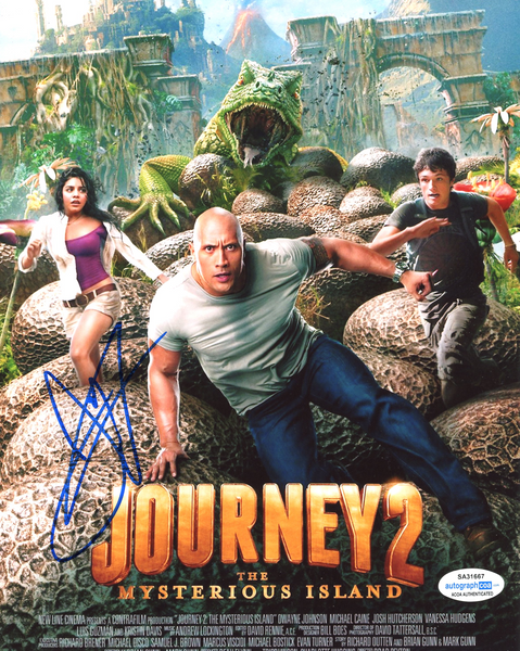 Josh Hutcherson Journey to the Center of the Earth Signed Autograph 8x10 Photo ACOA - Outlaw Hobbies Authentic Autographs