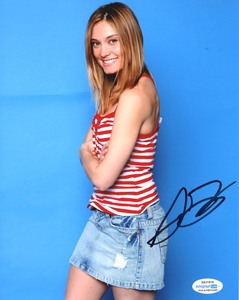 Spencer Grammer Greek Signed Autograph 8x10 Photo ACOA - Outlaw Hobbies Authentic Autographs
