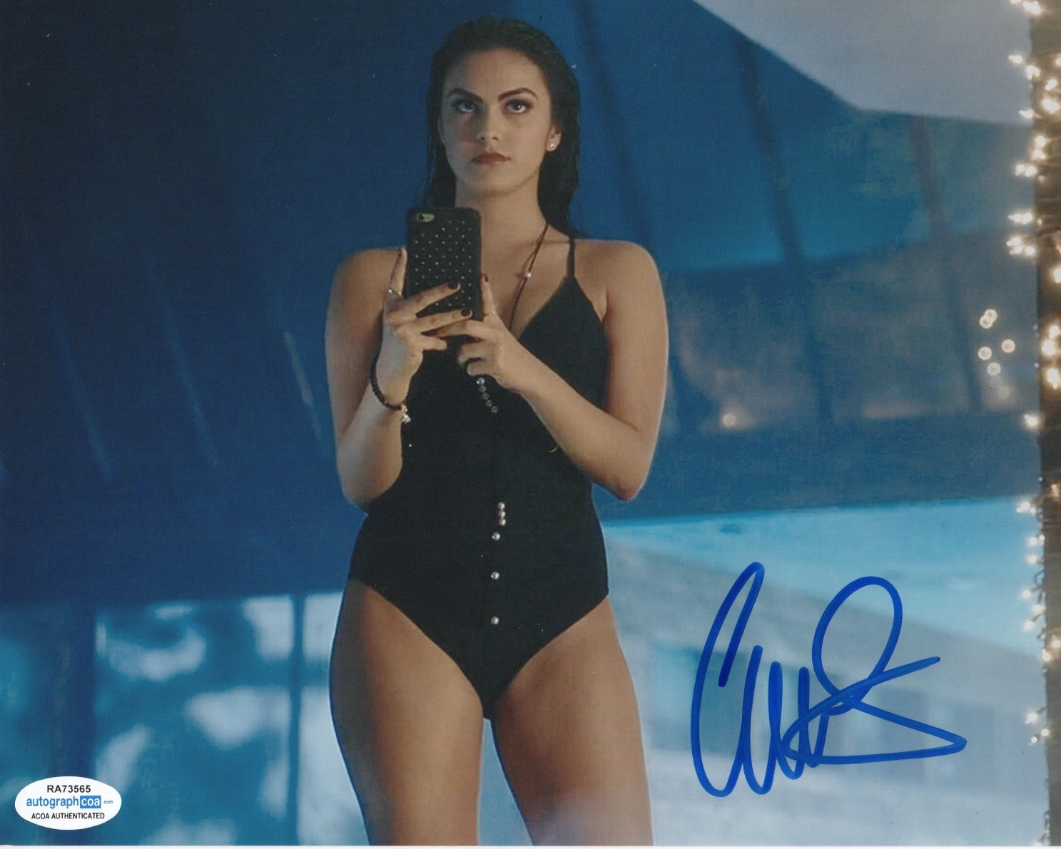 Camila Mendes Riverdale Signed Autograph 8x10 Photo ACOA #5 - Outlaw Hobbies Authentic Autographs