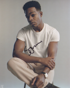 Stephan James Homecoming Signed Autograph 8x10 Photo - Outlaw Hobbies Authentic Autographs