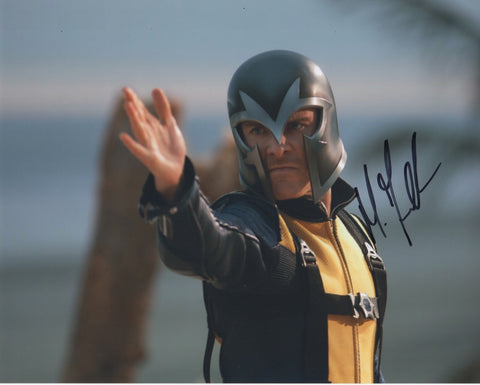 Michael Fassbender X-Men Signed Autograph 8x10 Photo #2 - Outlaw Hobbies Authentic Autographs