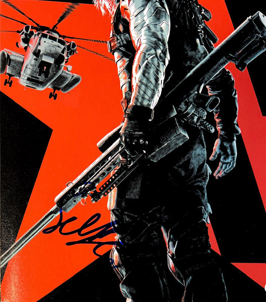 Sebastian Stan Avengers Signed Autograph 8x10 Photo ACOA Bucky