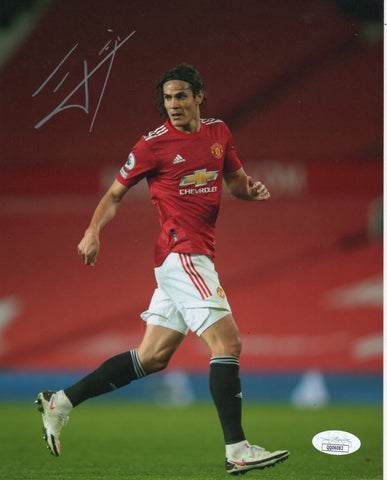 Edinson Cavani Manchester United Signed Autograph 8x10 Photo JSA