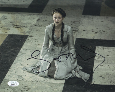 Sophie Turner Game of Thrones Signed Autograph 8x10 Photo JSA COA