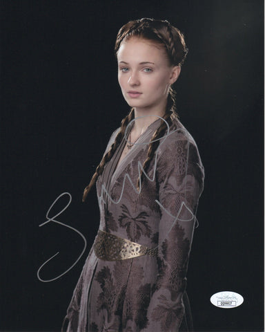 Sophie Turner Game of Thrones Signed Autograph 8x10 Photo JSA COA