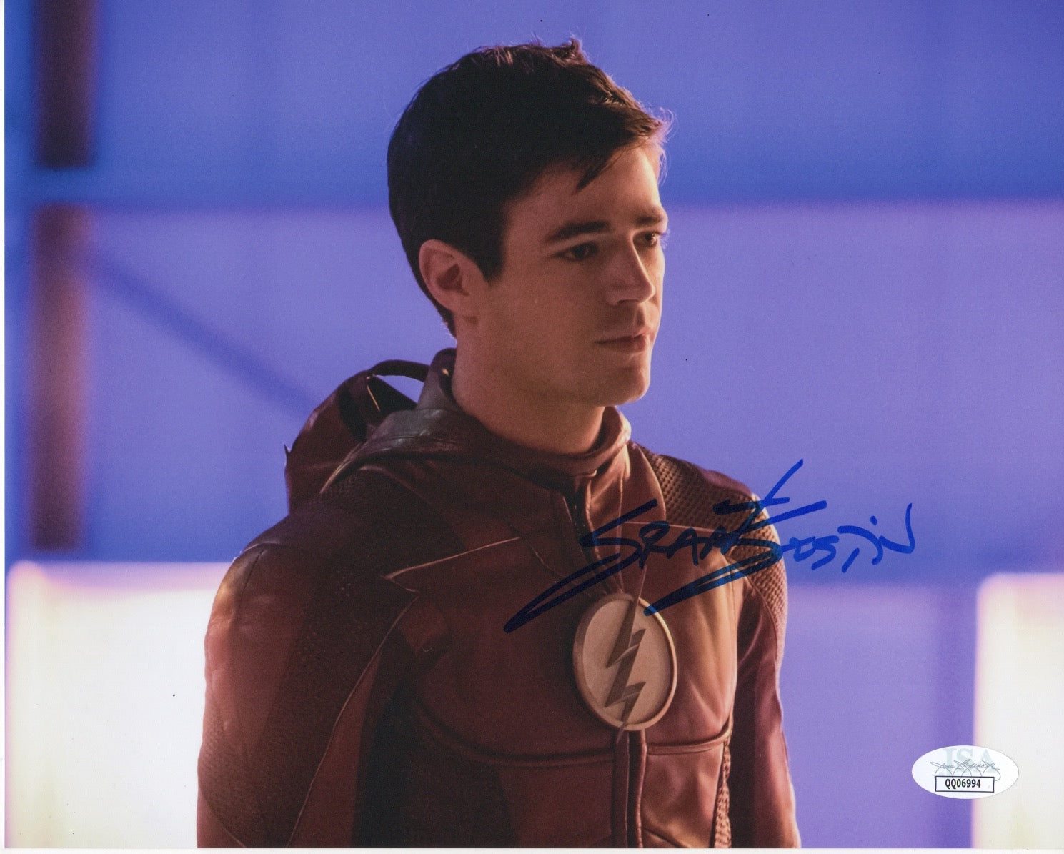 Grant Gustin The Flash Signed Autograph 8x10 Photo JSA