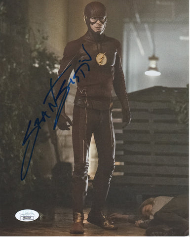 Grant Gustin The Flash Signed Autograph 8x10 Photo JSA COA